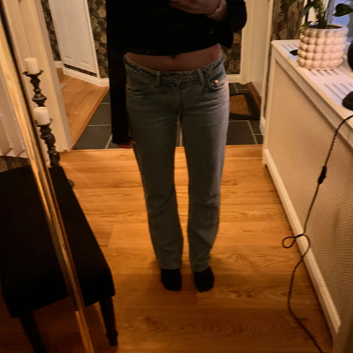 Ljusblå raka jeans från Levi's - 1