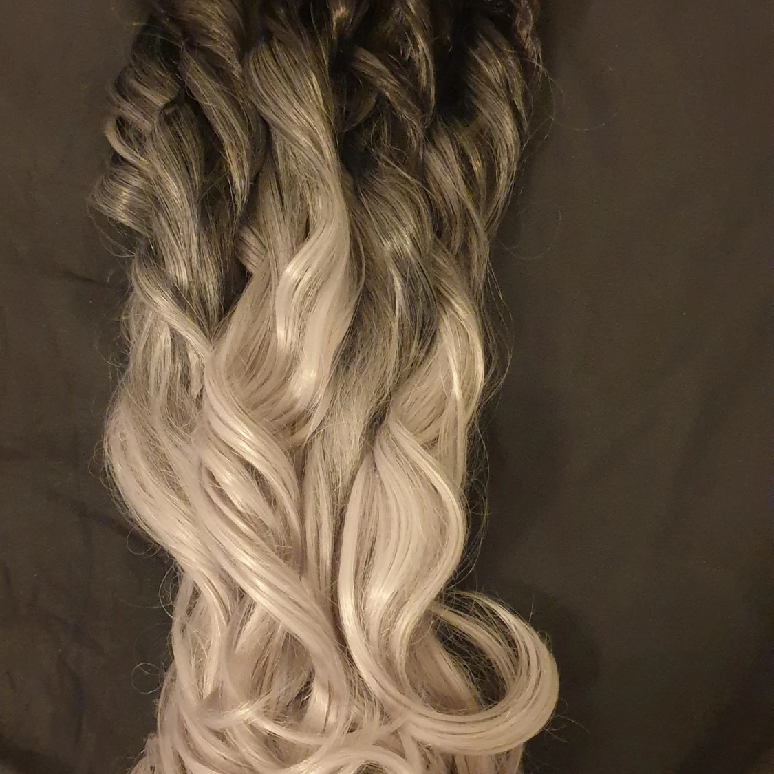 Löshår med clips  - 2