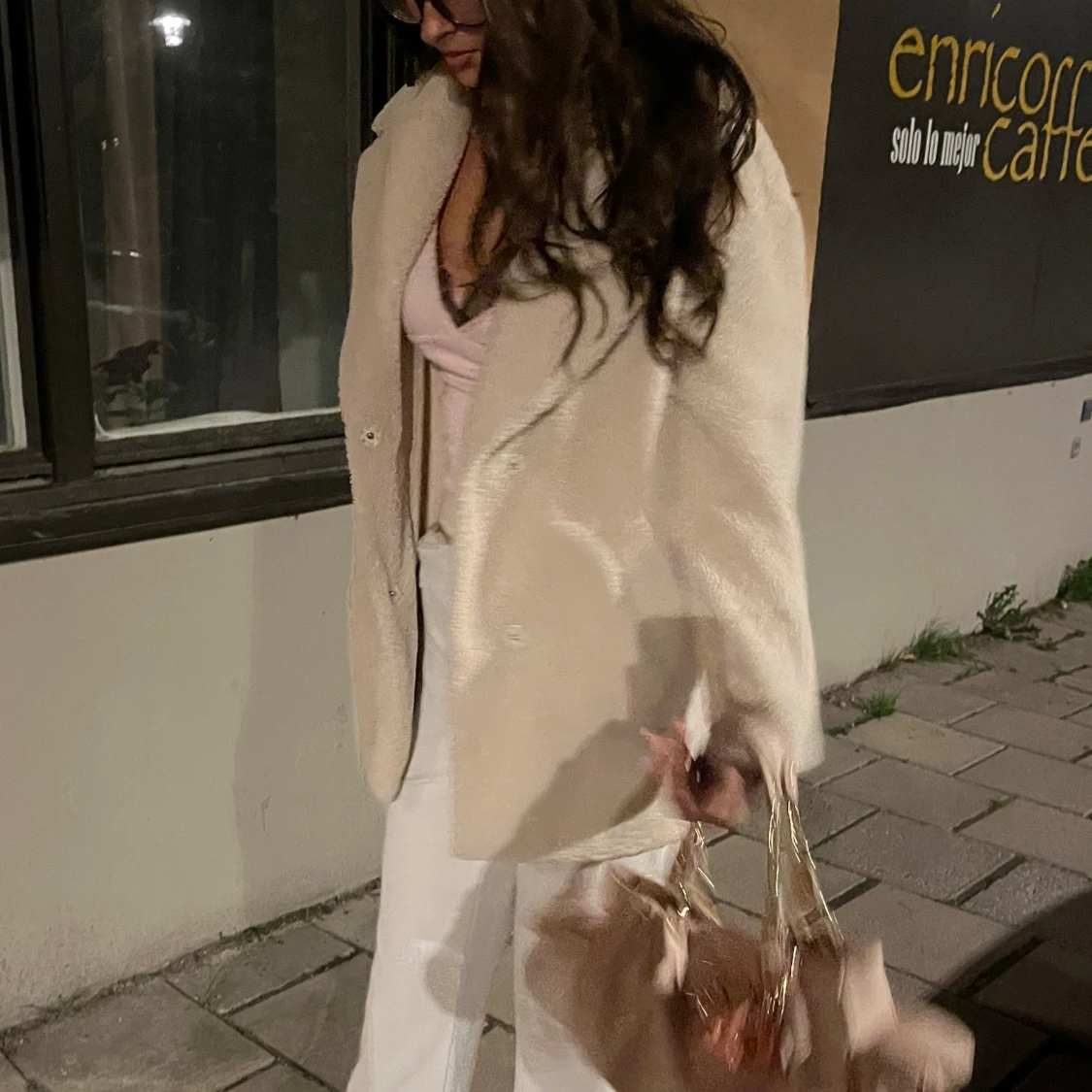 Beige Teddy Jacka - 3