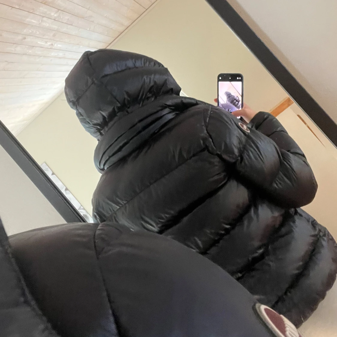 Svart pufferjacka från Colmar - 3