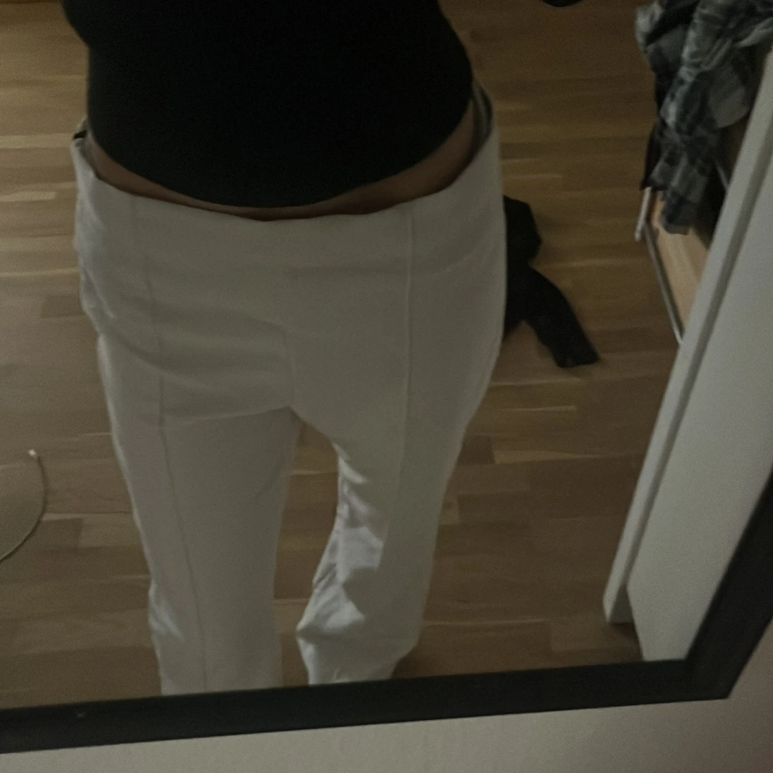 Vita kostymbyxor från Gina Tricot - 1