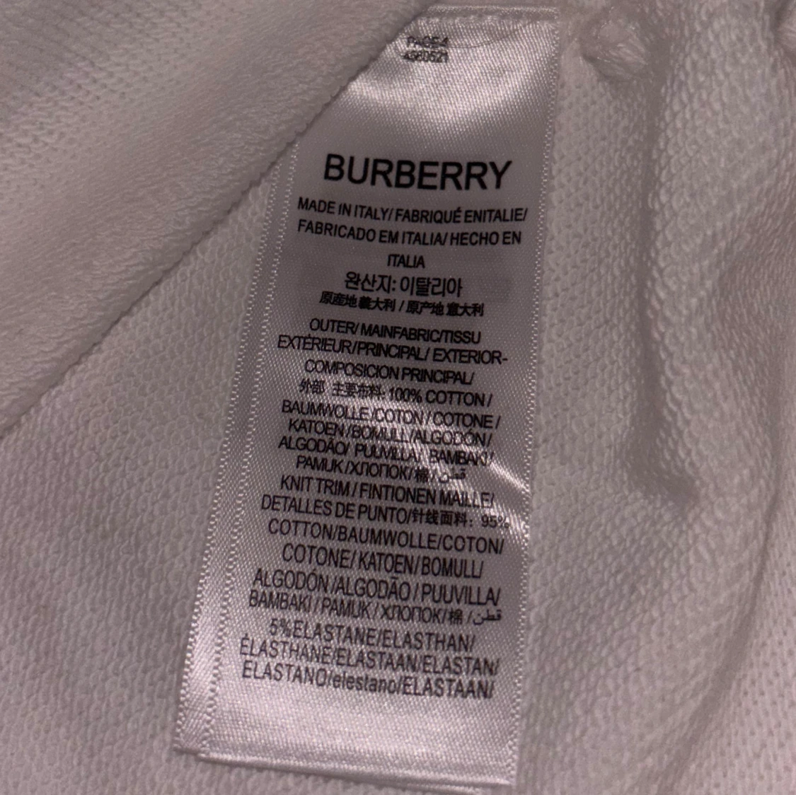 Vit sweatshirt från Burberry - 1