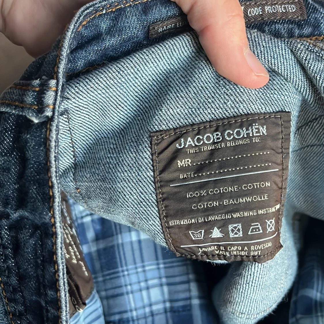 Blå jeans från Jacob Cohen, storlek 34 - 4