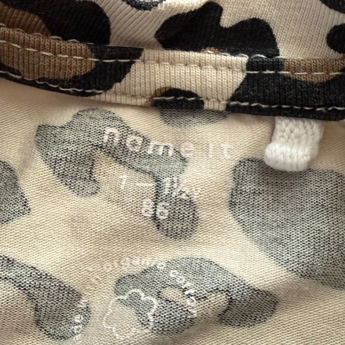 Leopardmönstrad byxdress i bomull - 4