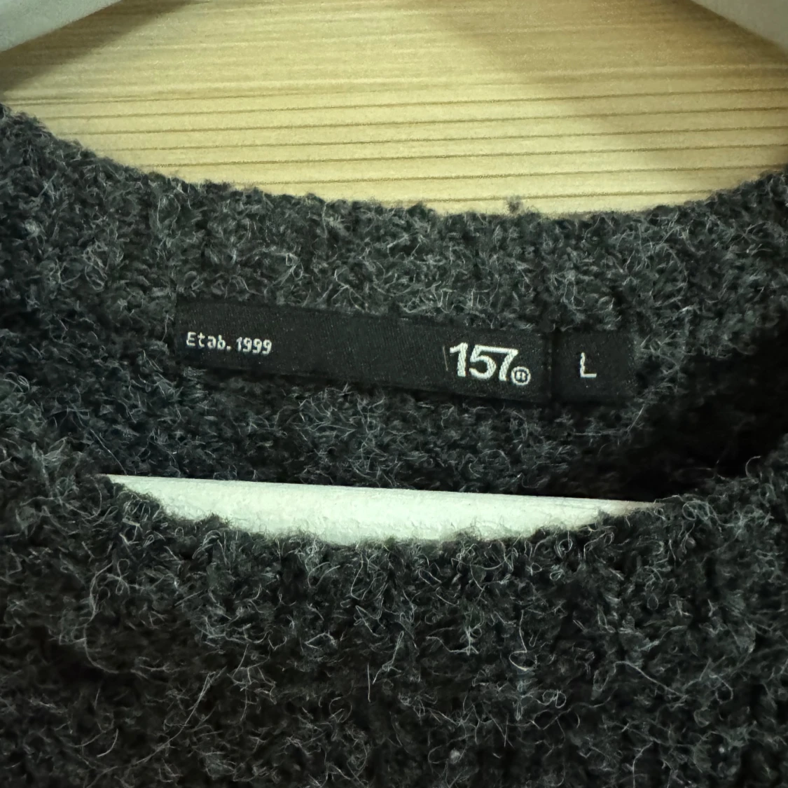 Mörkgrå stickad tröja från lager 157 - 1