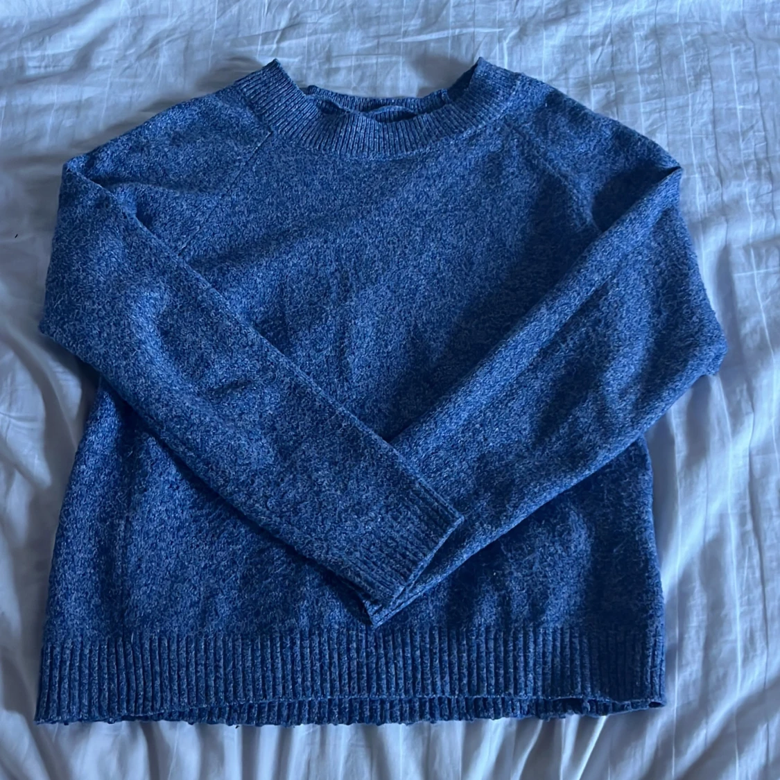 Blå stickad tröja från Vero Moda