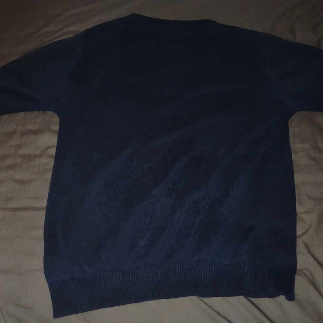 Mörkblå stickad tröja från MARQY - 1