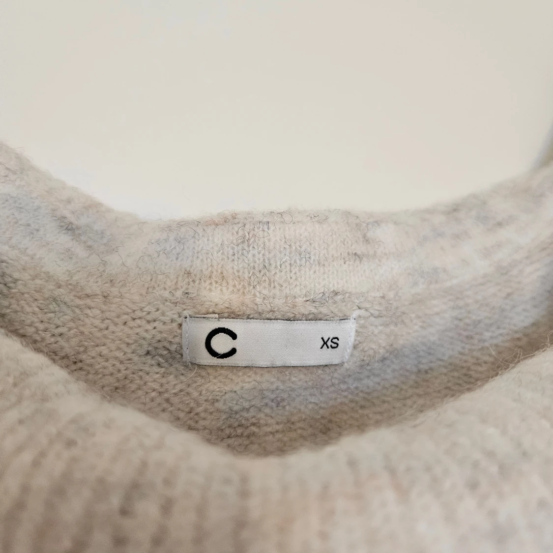 Beige stickad klänning från Cubus - 2