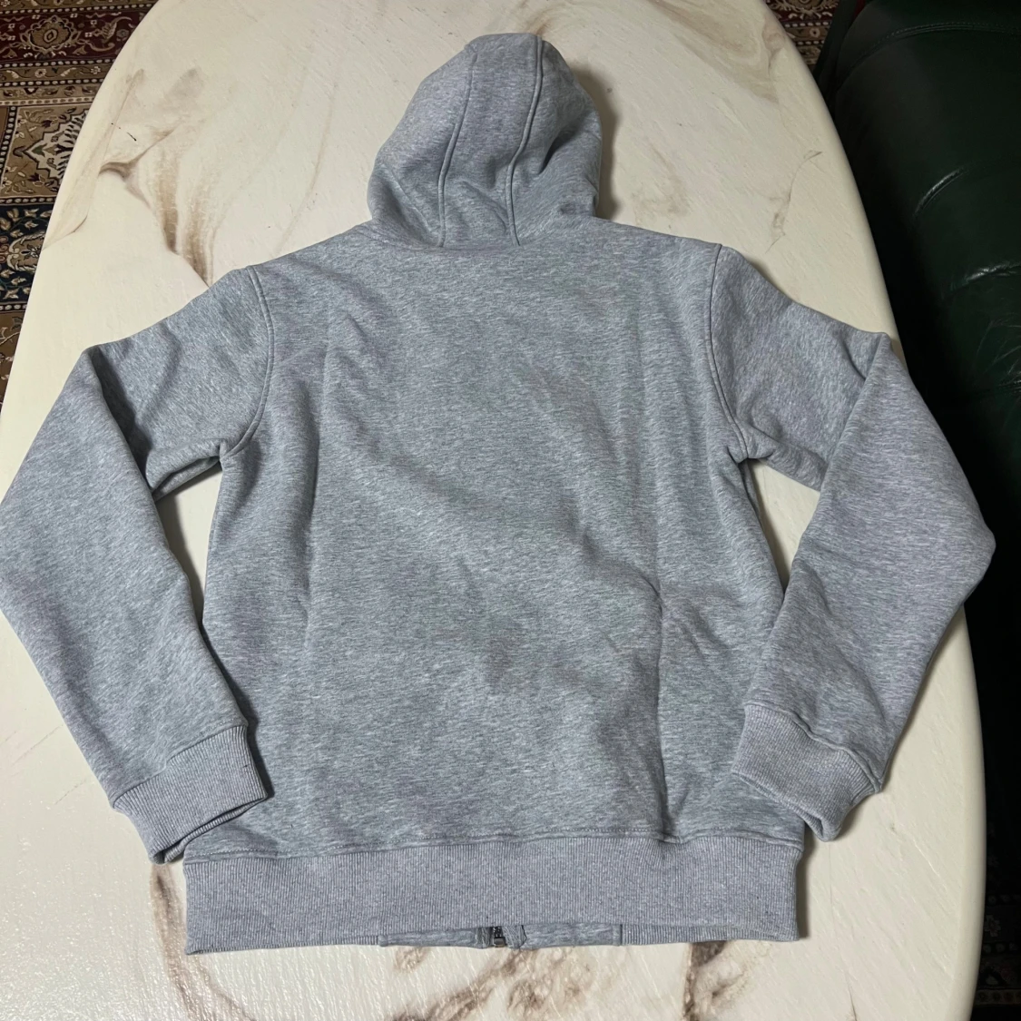 Grå Burberry hoodie med dragkedja - 4