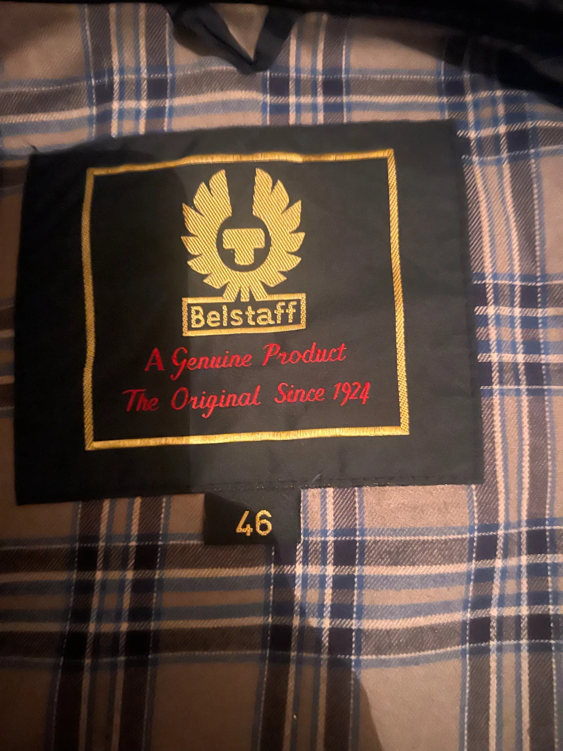 Brun skinnjacka med bälte från Belstaff - 2