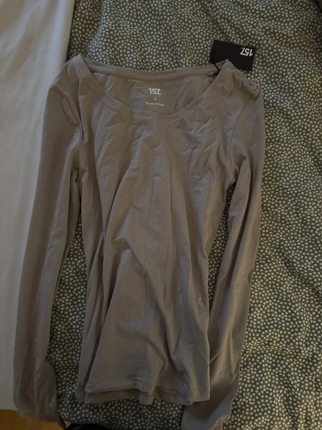 Beige långärmad topp från 157