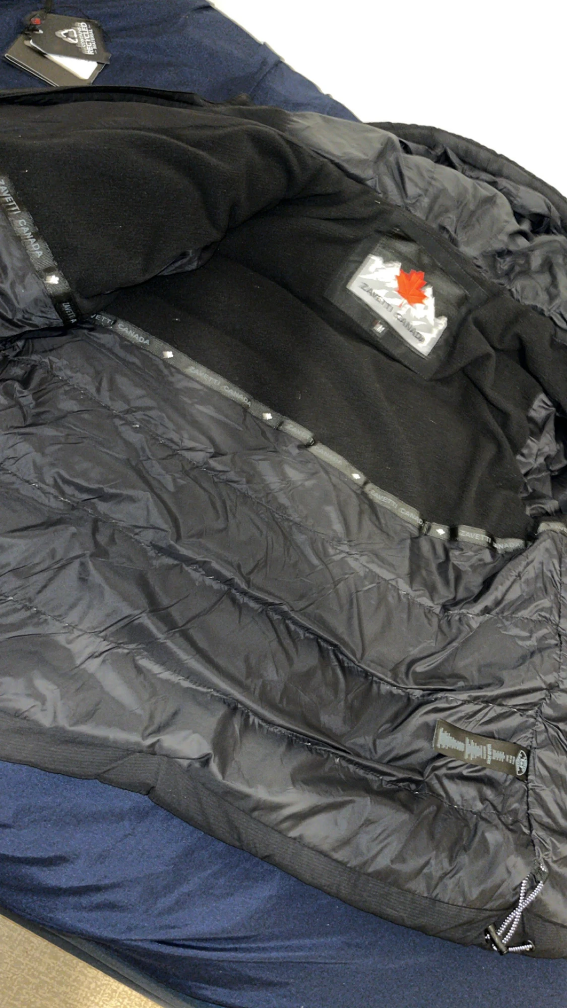 Svart pufferjacka från Zavetti Canada - 2