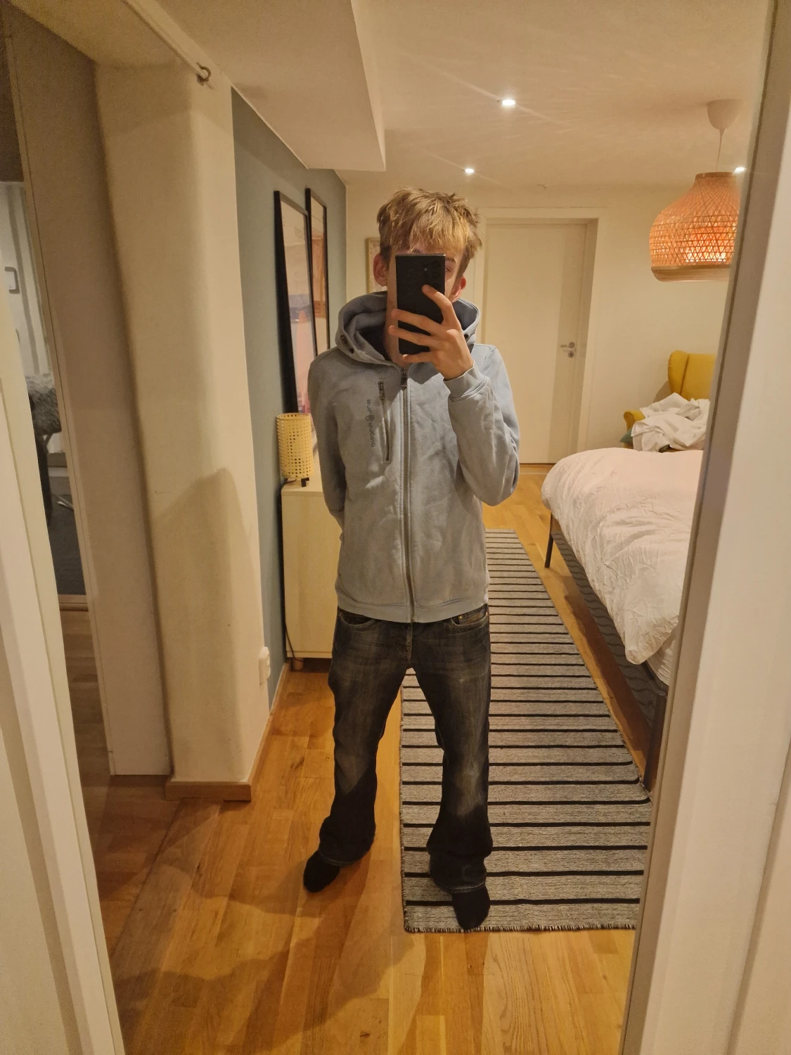 Ljusblå Sail Racing hoodie - 4