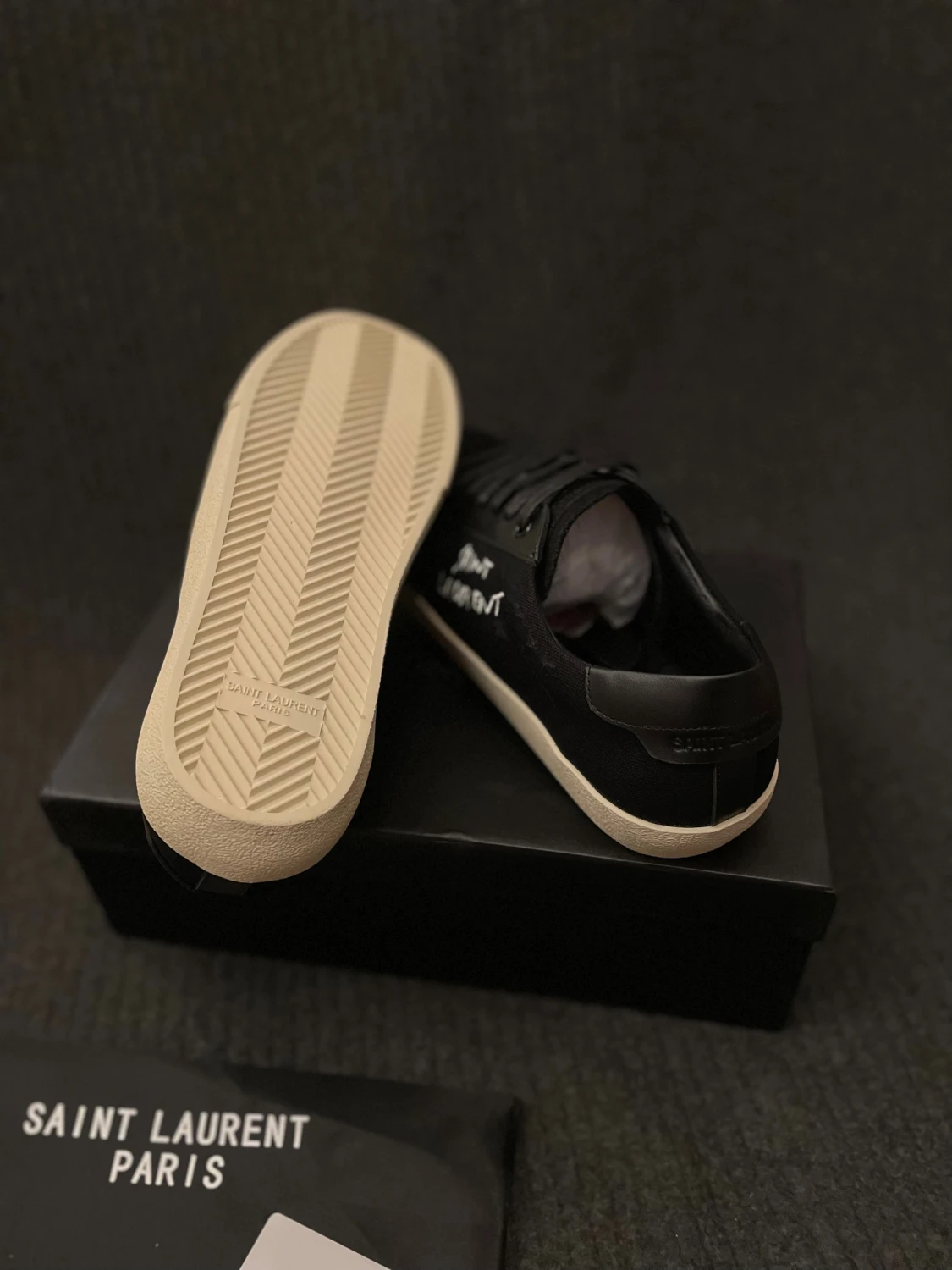 Svarta Saint Laurent skor - 1