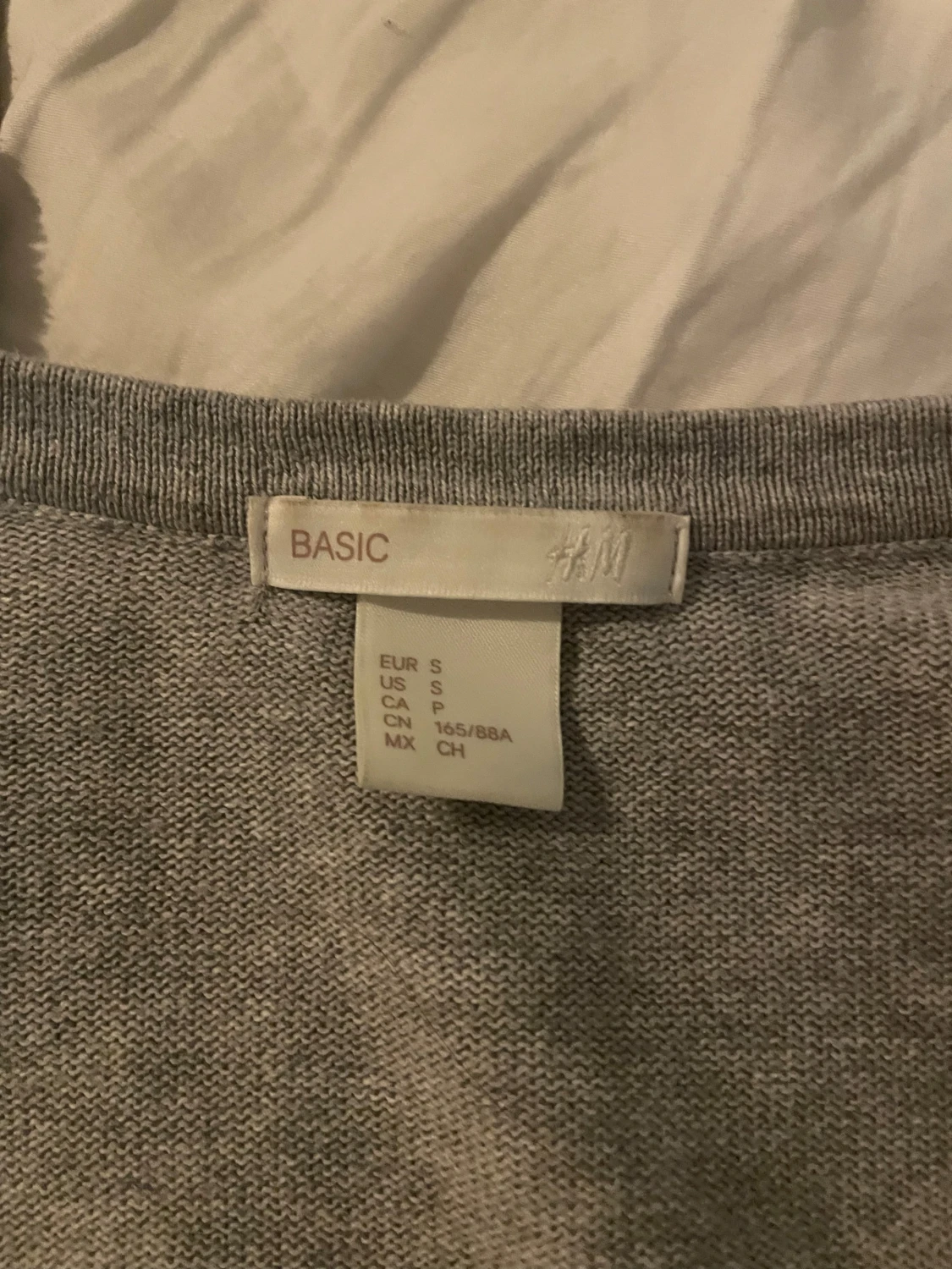 Grå kofta från H&M Basic, storlek S - 2