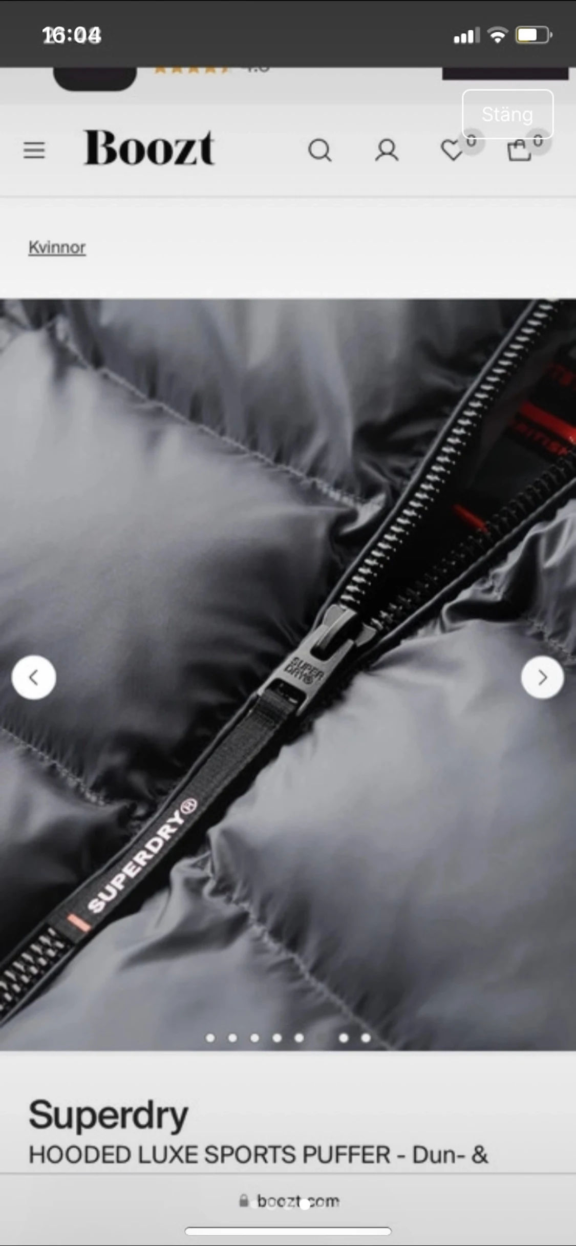 Svart pufferjacka från Superdry - 3