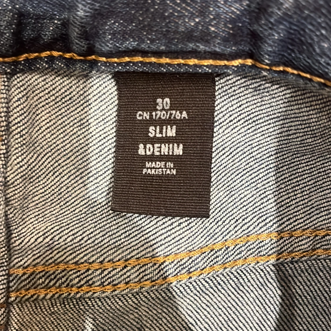 Blå raka jeans från Denim & Denim - 4