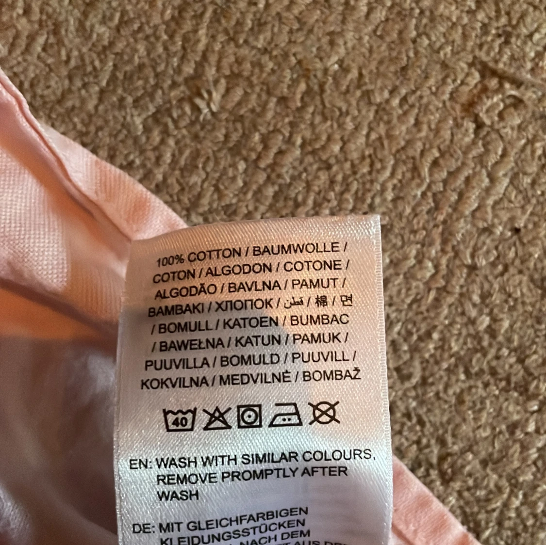 Ljusrosa skjorta från GANT, 170/Small - 2