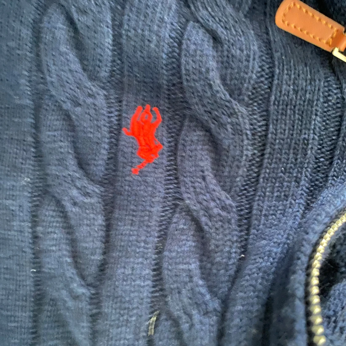 Mörkblå stickad tröja från Polo Ralph Lauren - 3