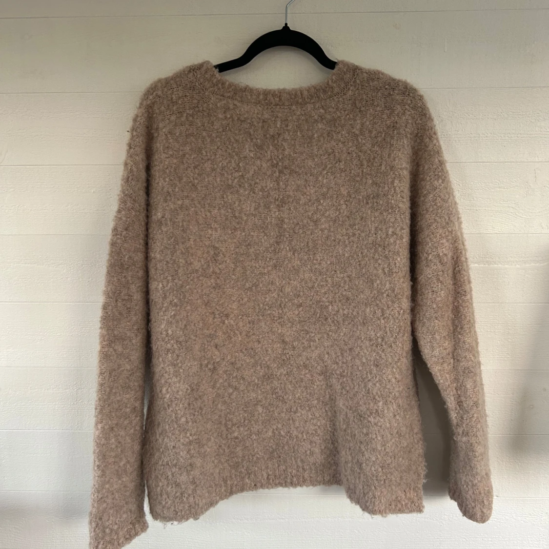 Beige fluffig stickad tröja Name It - 1