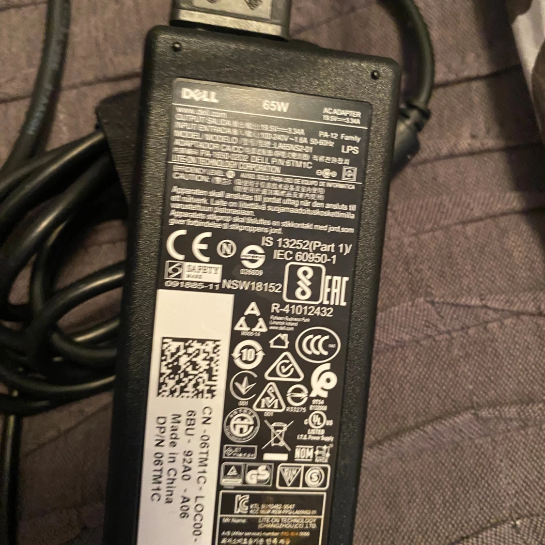 Dell 65W AC Adapter PA-12 Family - 2