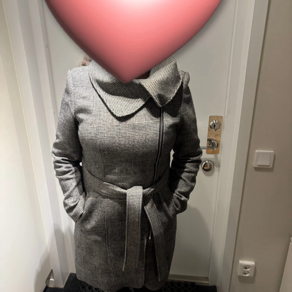 Rutig kappa från Karl Lagerfeld