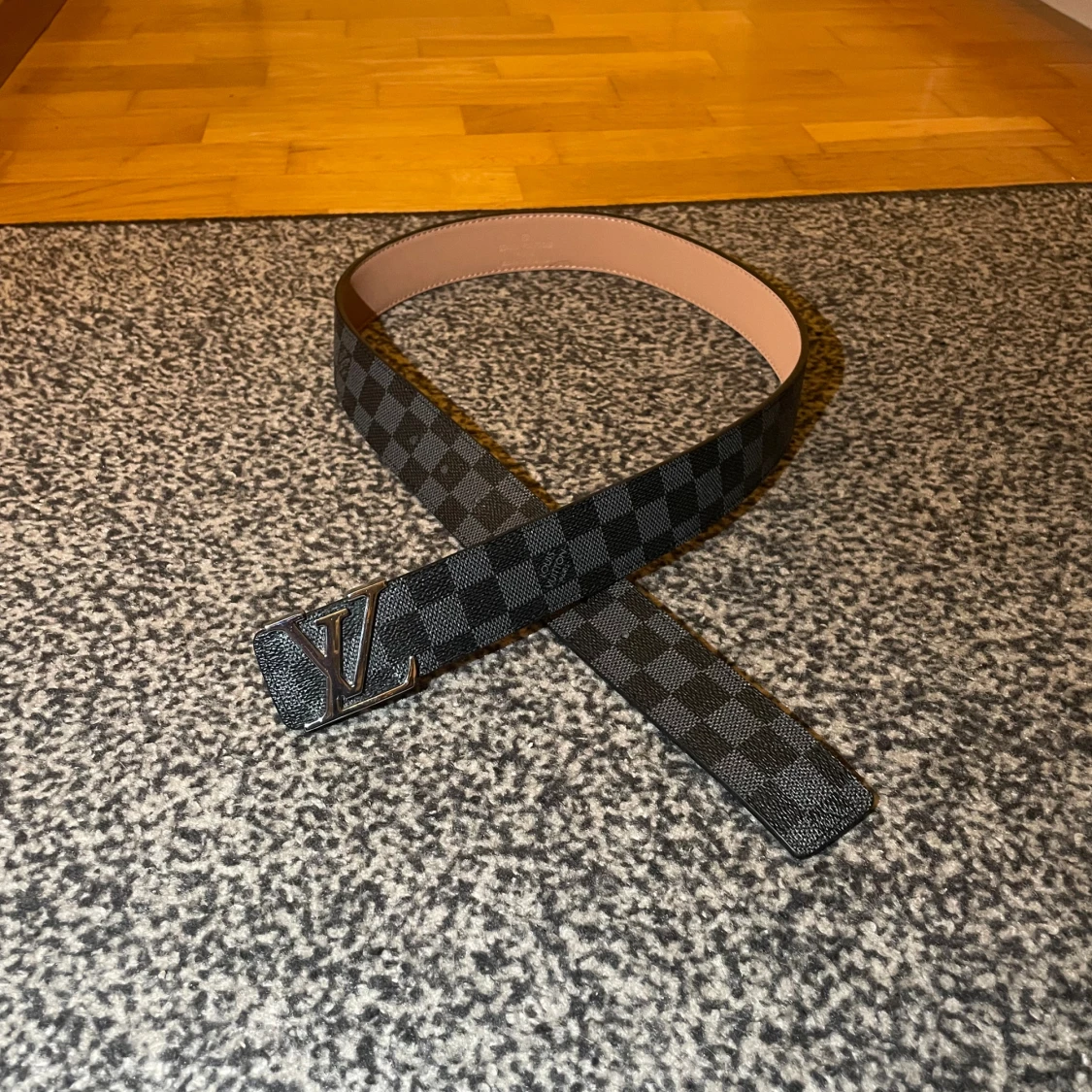 Rutig skärp svart - 1