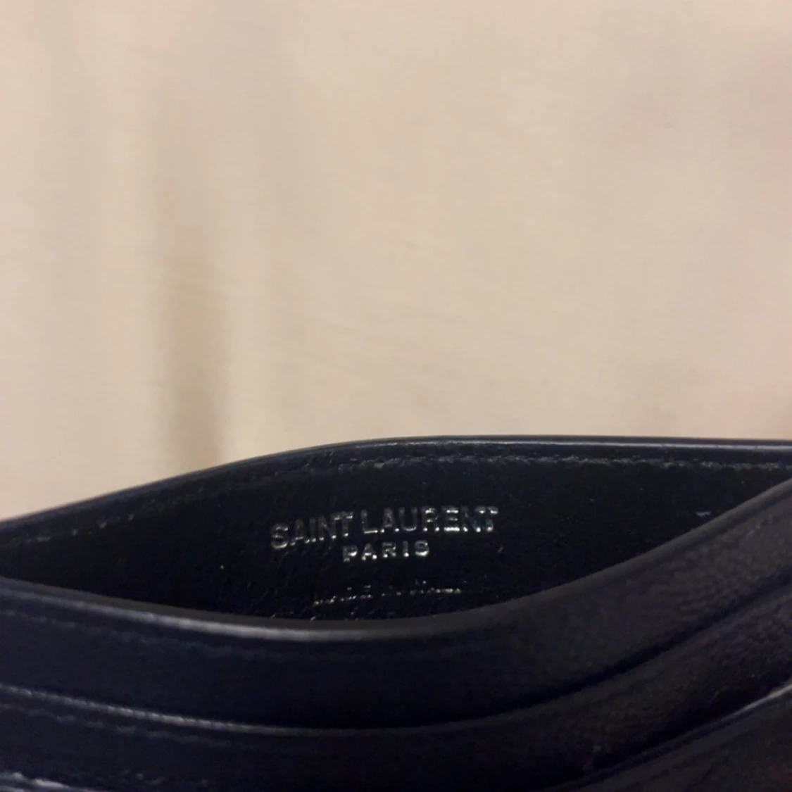 Svart YSL plånbok  - 4