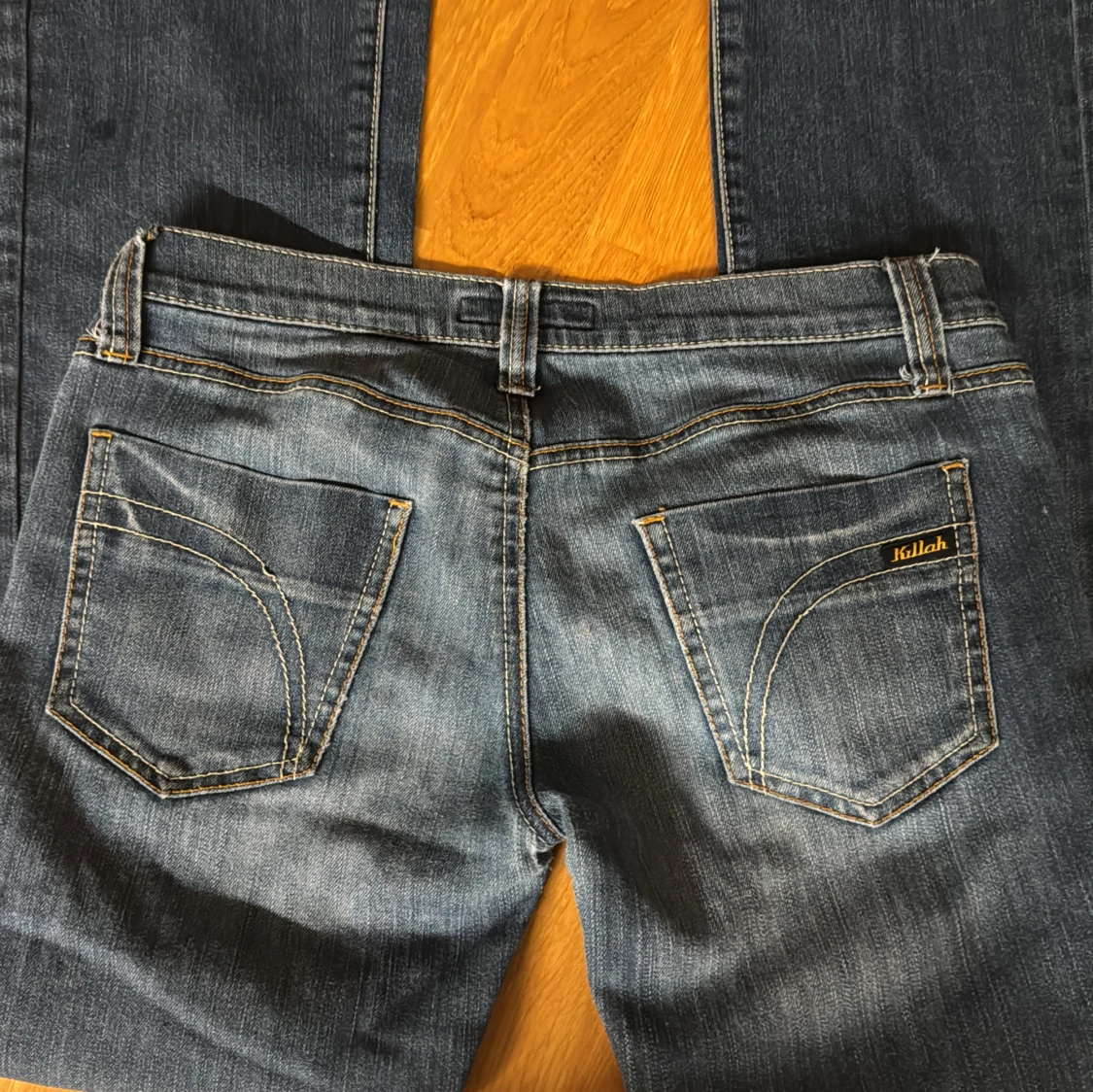 Blå bootcut jeans från Killah - 1