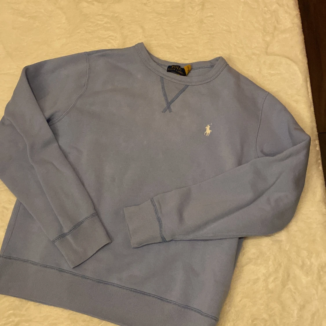 Ljusblå sweatshirt från Polo Ralph Lauren - 1