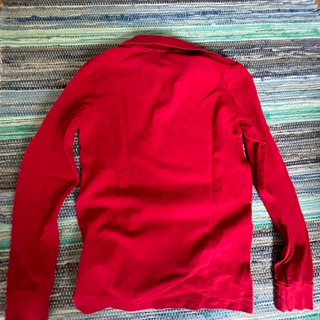 Röd långärmad pikétröja Polo Ralph Lauren - 2