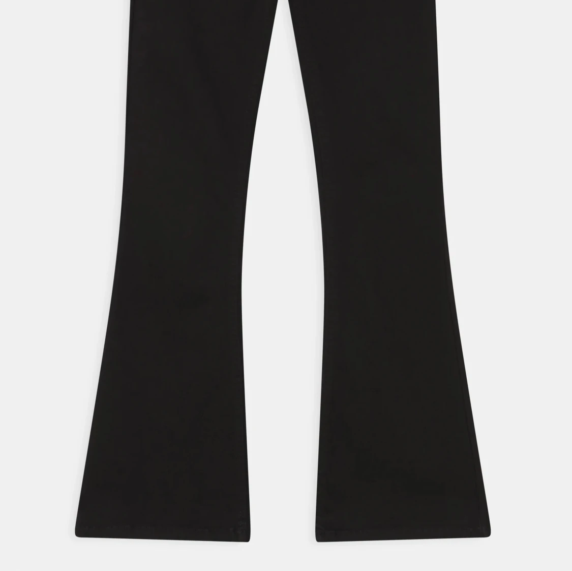 Svarta bootcut byxor från Lindex - 1