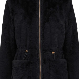 Pälsjacka - Härligt mjuk jacka i pälsimitation med rynkad midja.