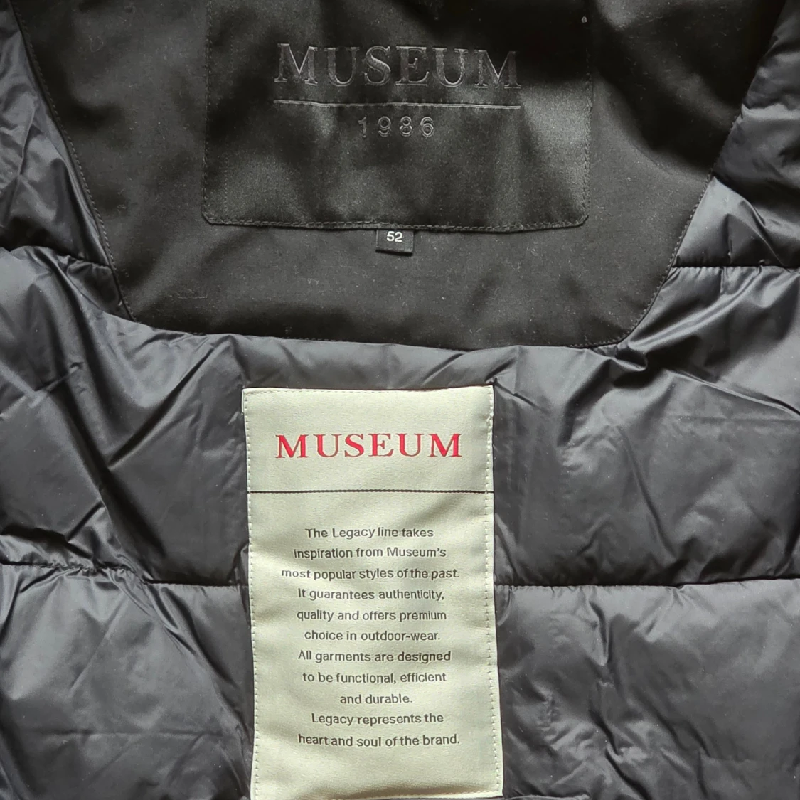 Museum svart jacka, storlek 52 Ny oanvänd  - 2