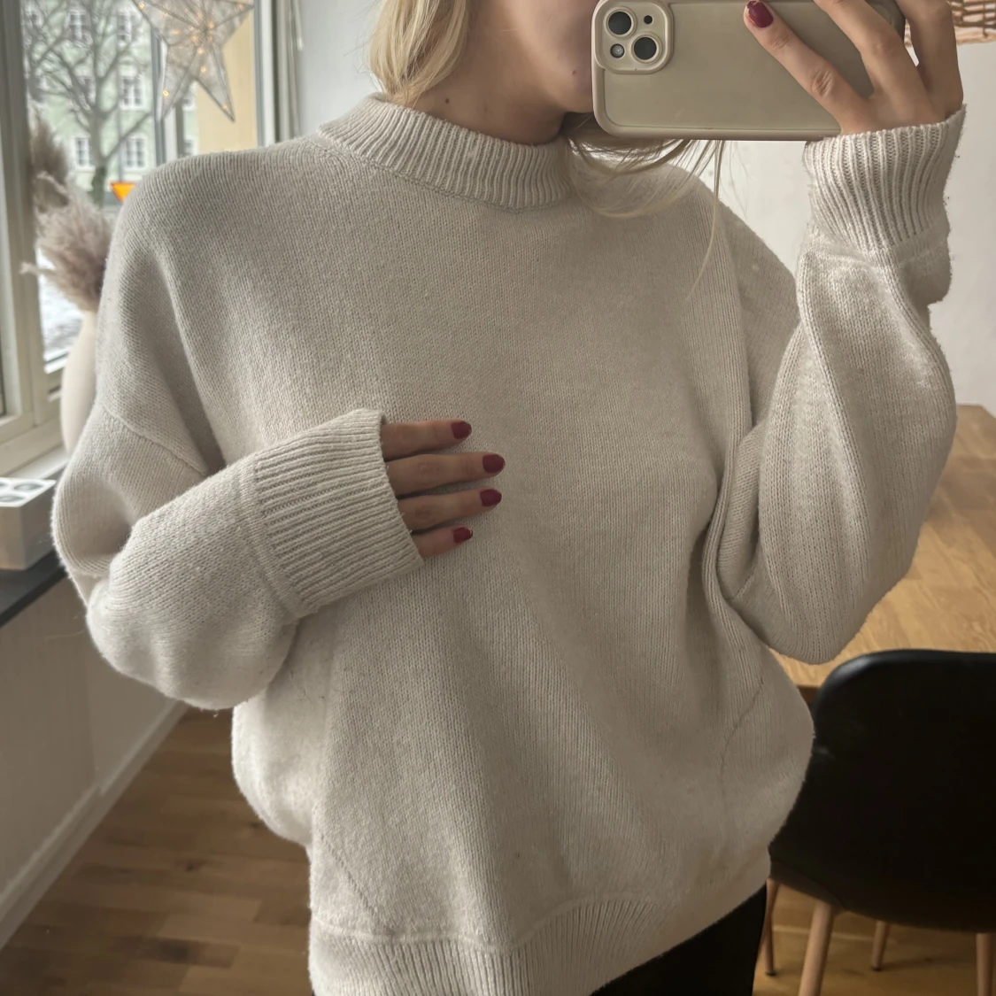 Beige tröja