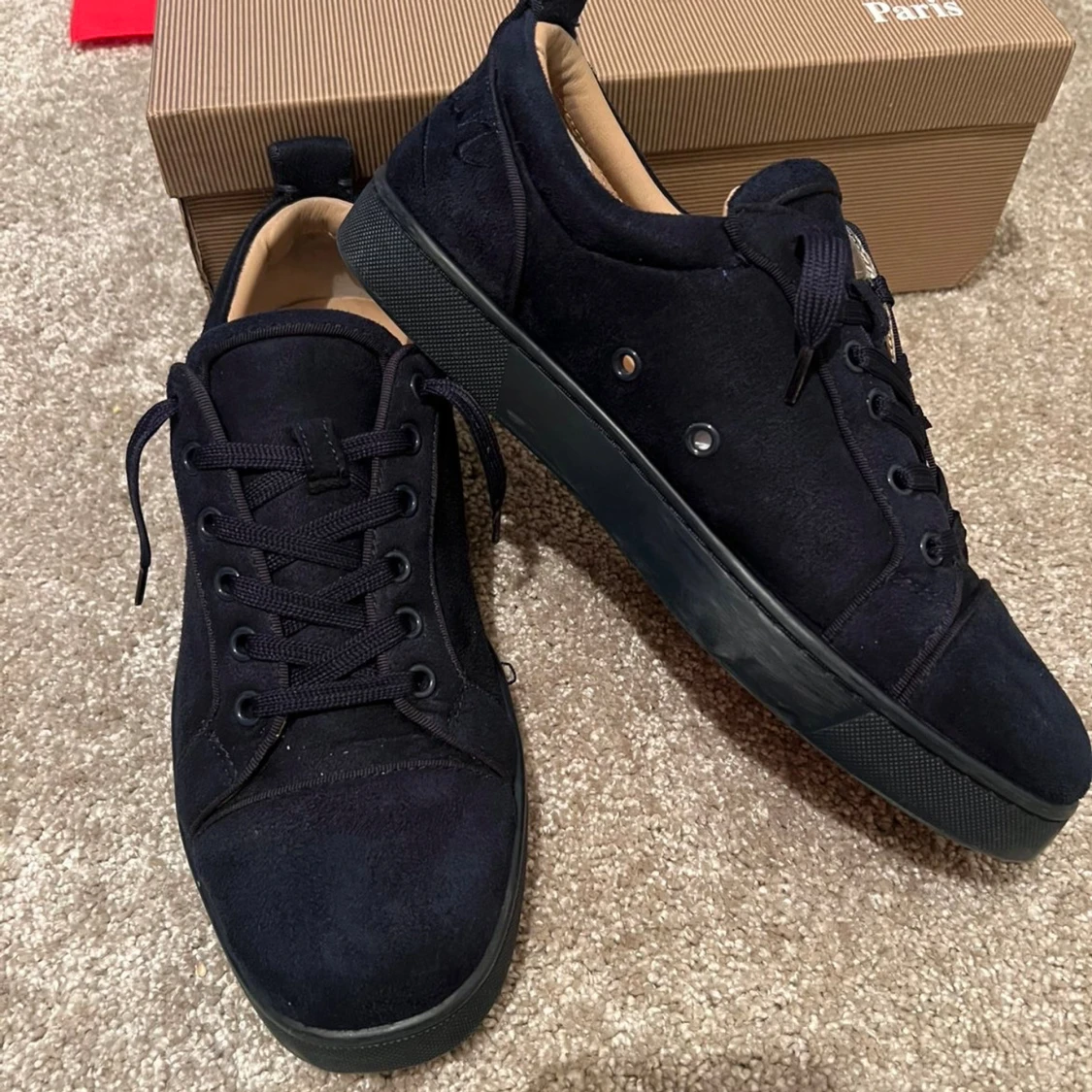 Svarta sneakers från Christian Louboutin - 1