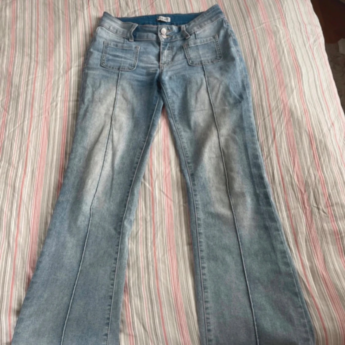 Bootcut jeans från Madlady, ljusblå - 1