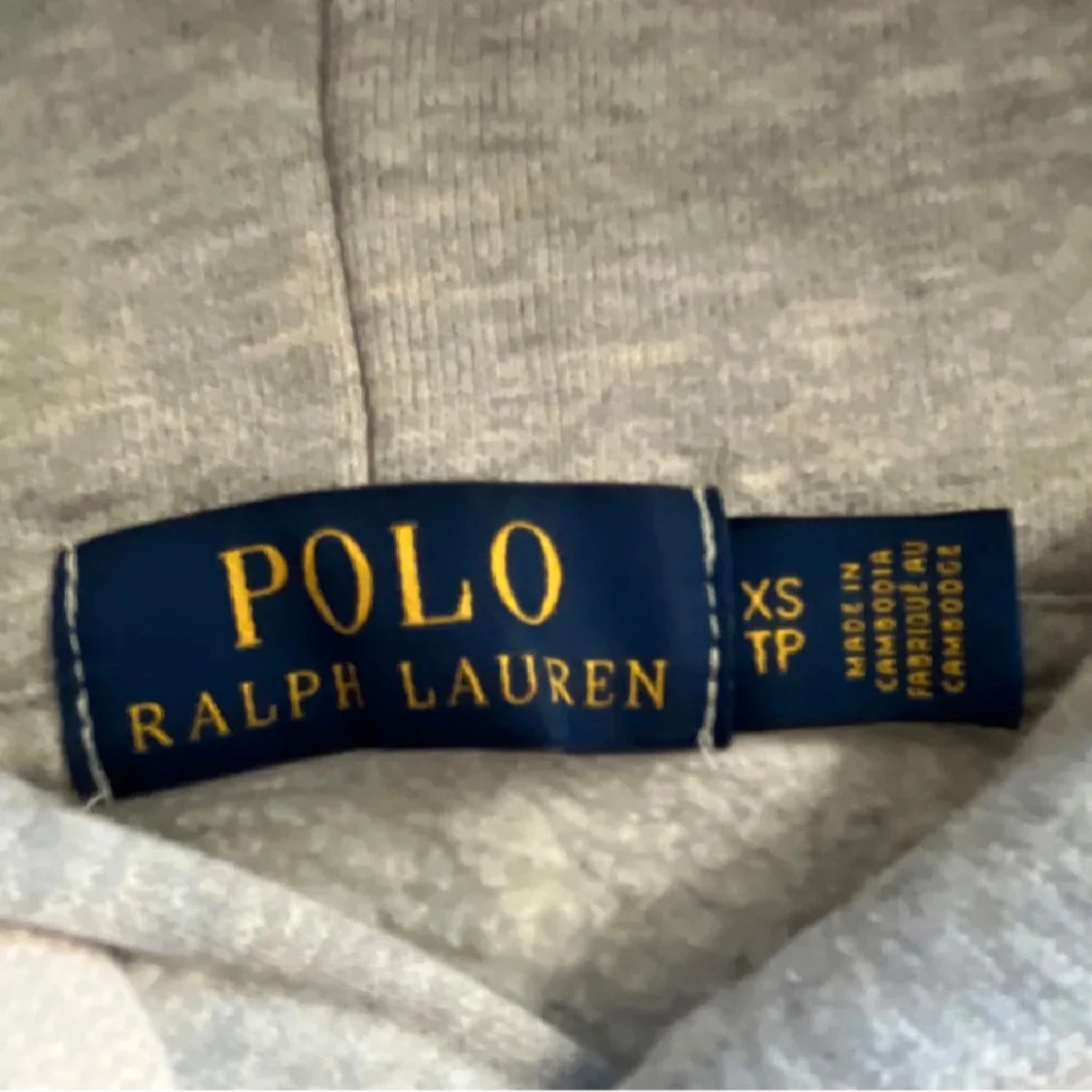 Grå hoodie från Polo Ralph Lauren XS - 2