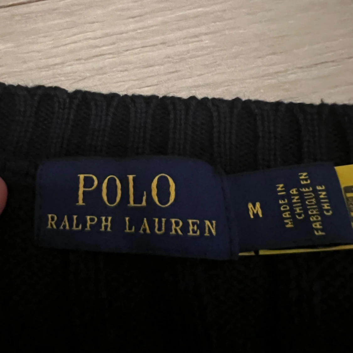 Mörkblå stickad tröja Polo Ralph Lauren - 2