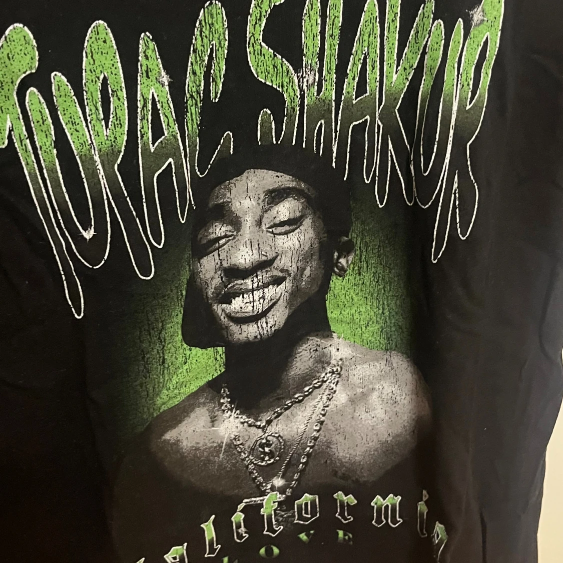 Svart 2Pac t-shirt från Bershka - 1