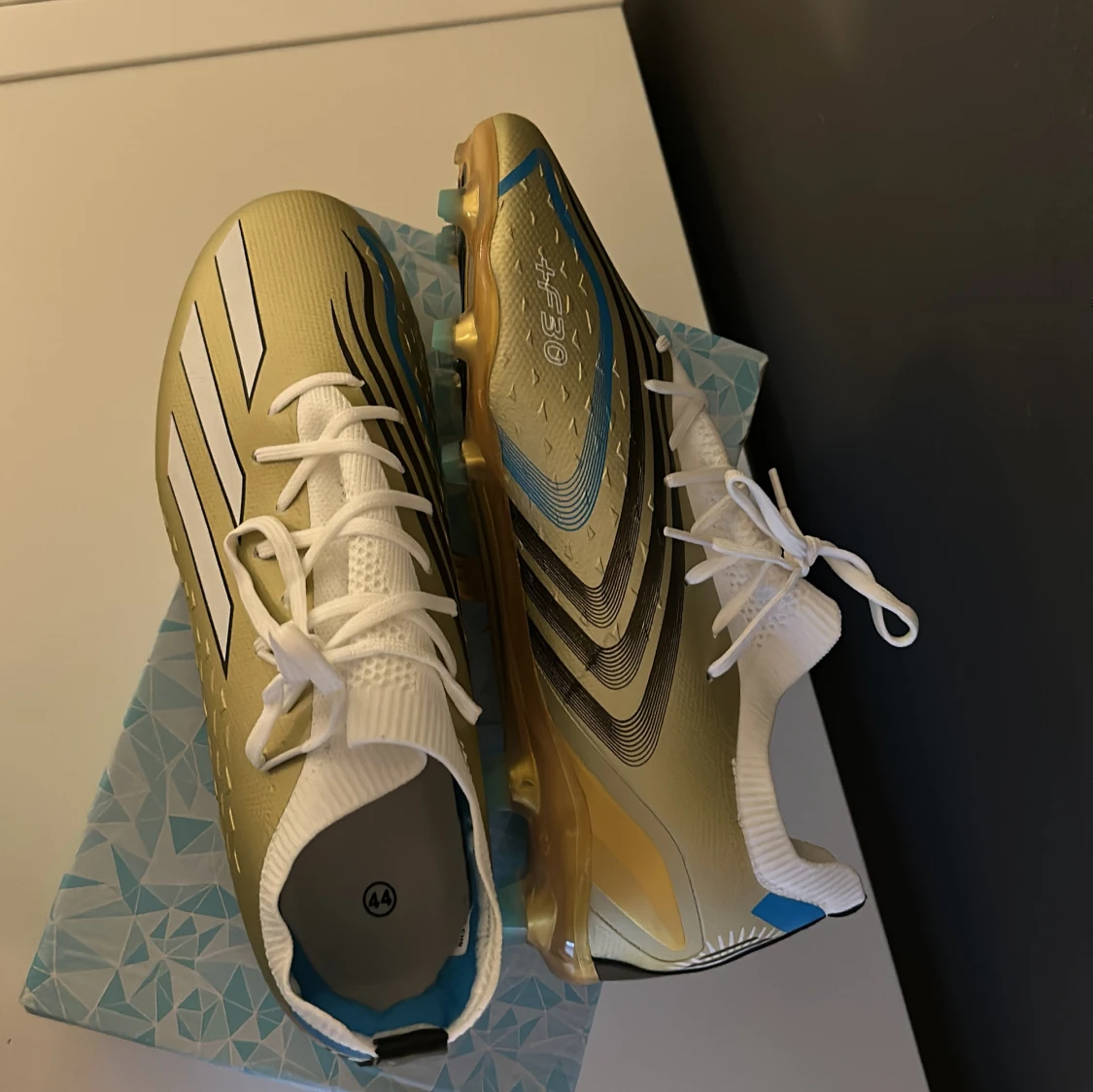 Adidas Messi X Speedportal fotbollsskor guld - 1