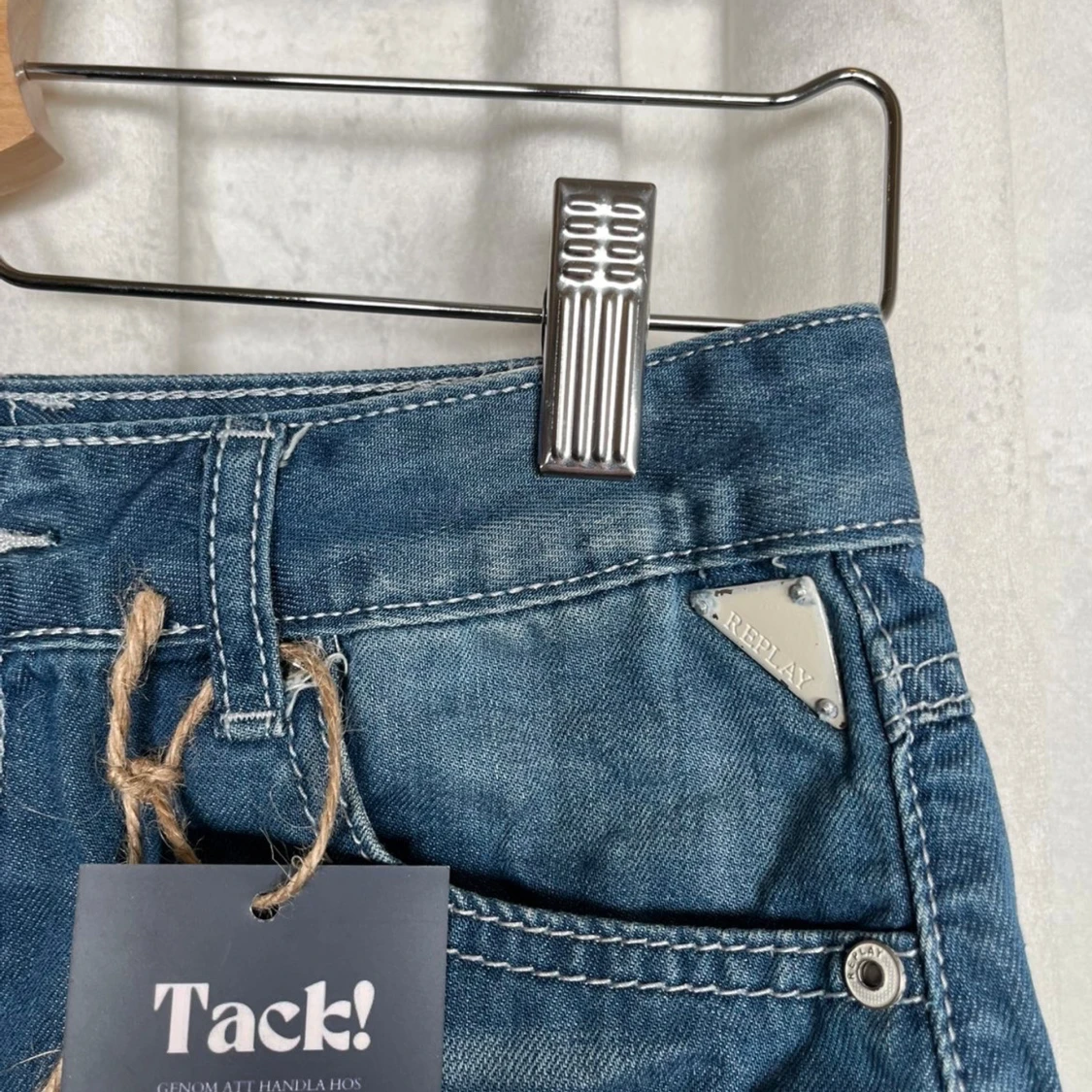 Blå jeanskjol från Replay - 2