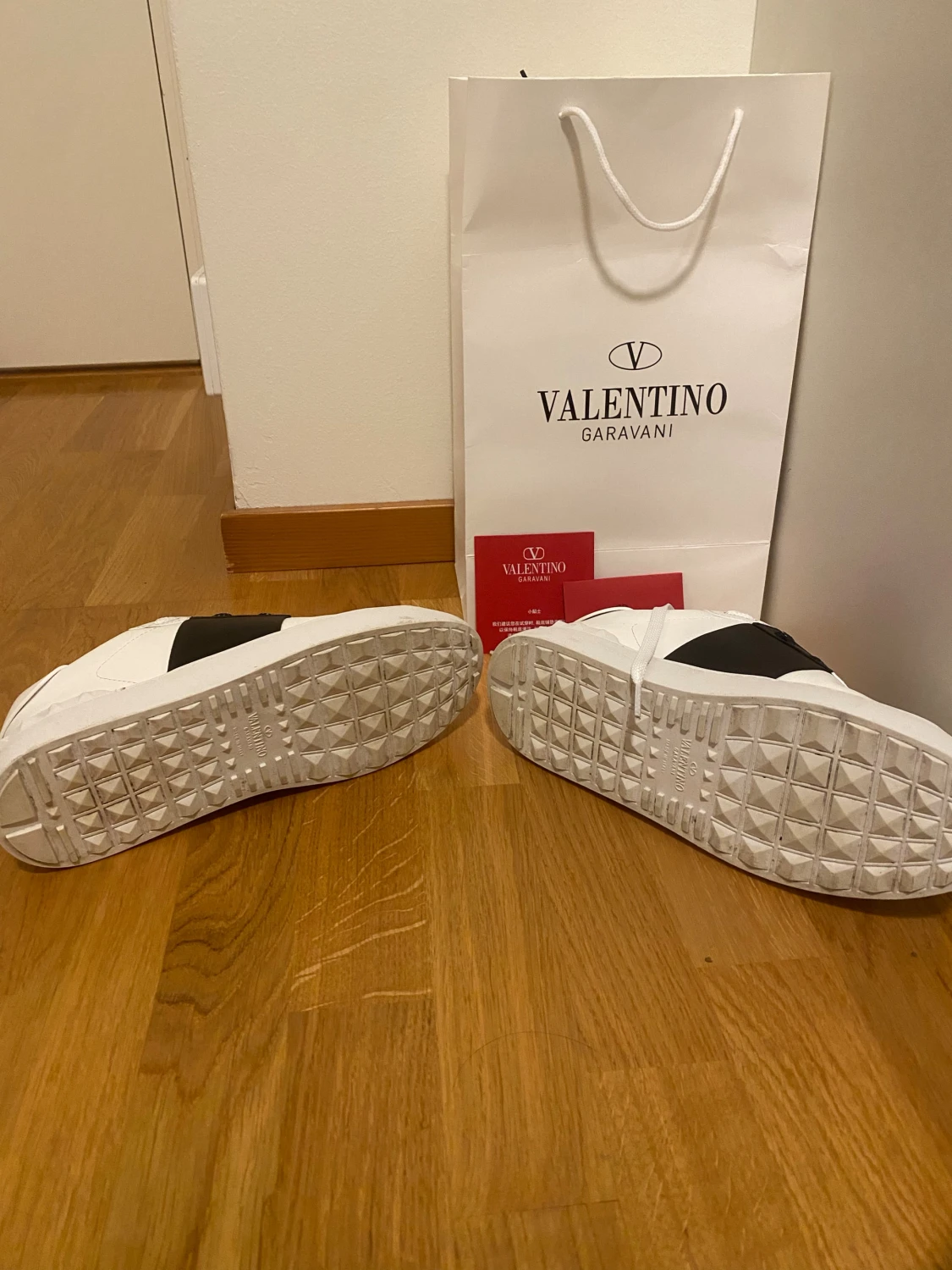 Valentino Garavani Open sneakers vit/svart - 4