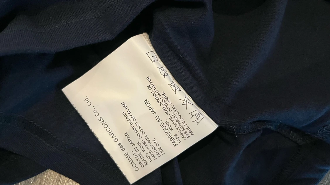 Blå CDG T-shirt  - 2