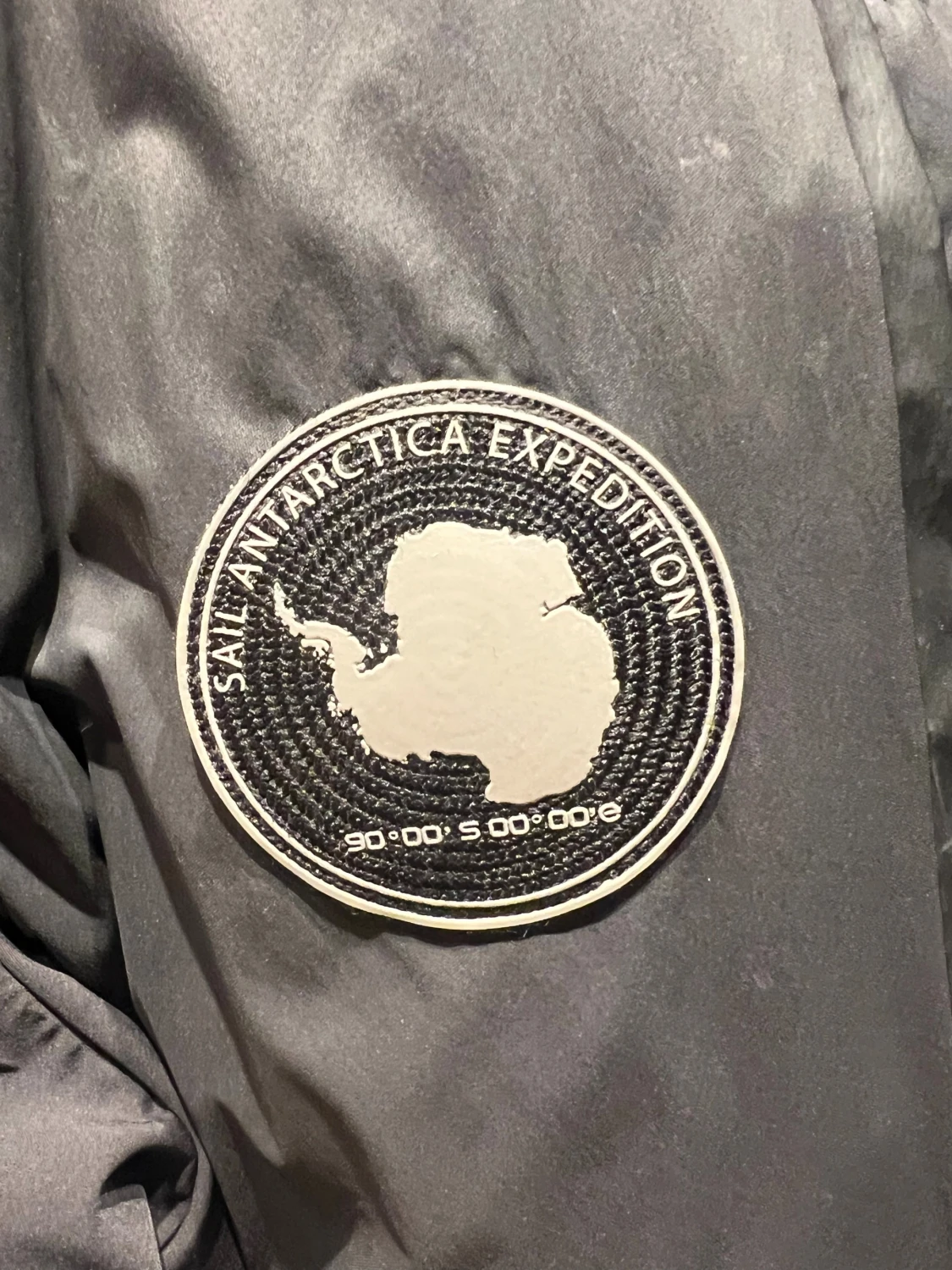 Svart Sail Antarctica Expedition-jacka  huva - 2