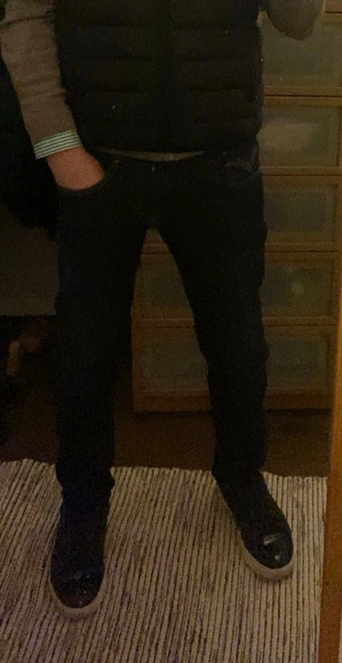 Mörkblå Replay jeans, storlek 27/30 - 4