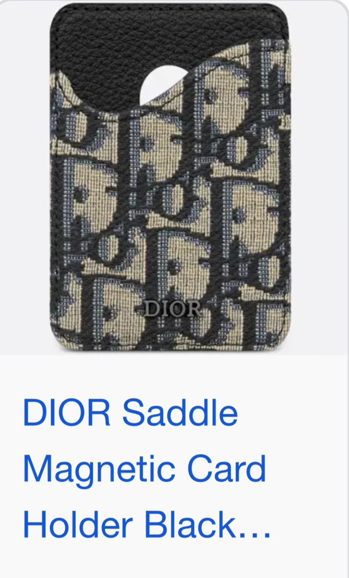 Søker!! Dior Saddle plånbok med monogram
