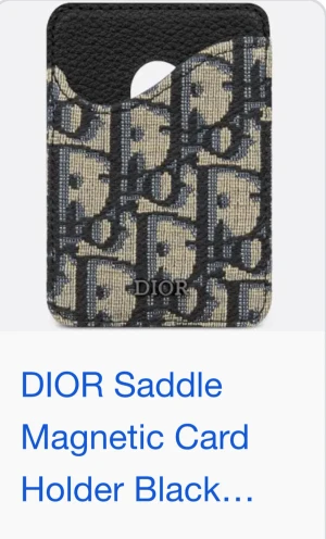 Søker!! Dior Saddle plånbok med monogram - Ønsker å kjøpe Dior magnet kortholder!!