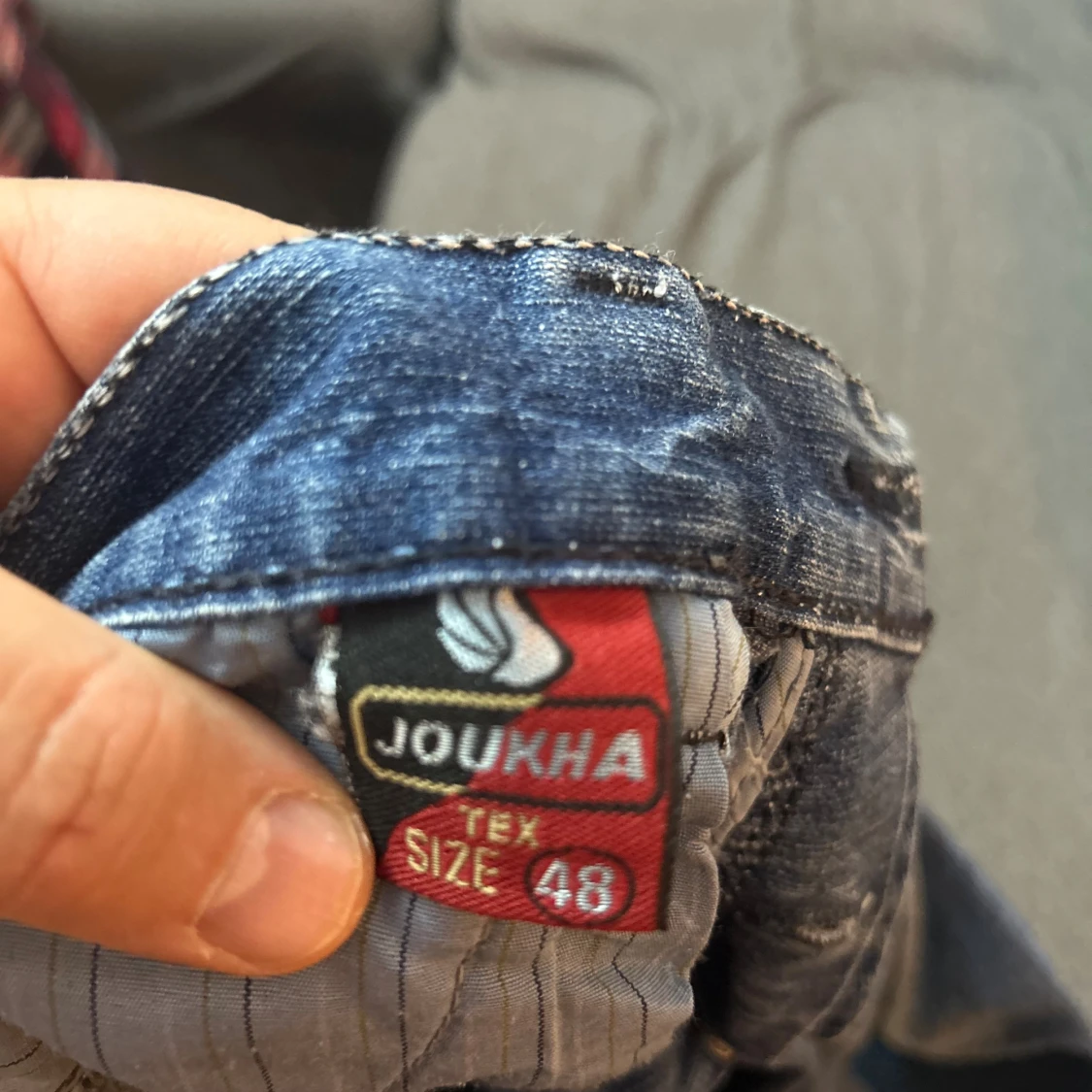 Blå baggy jeans från Jouhka, strl 48 - 3