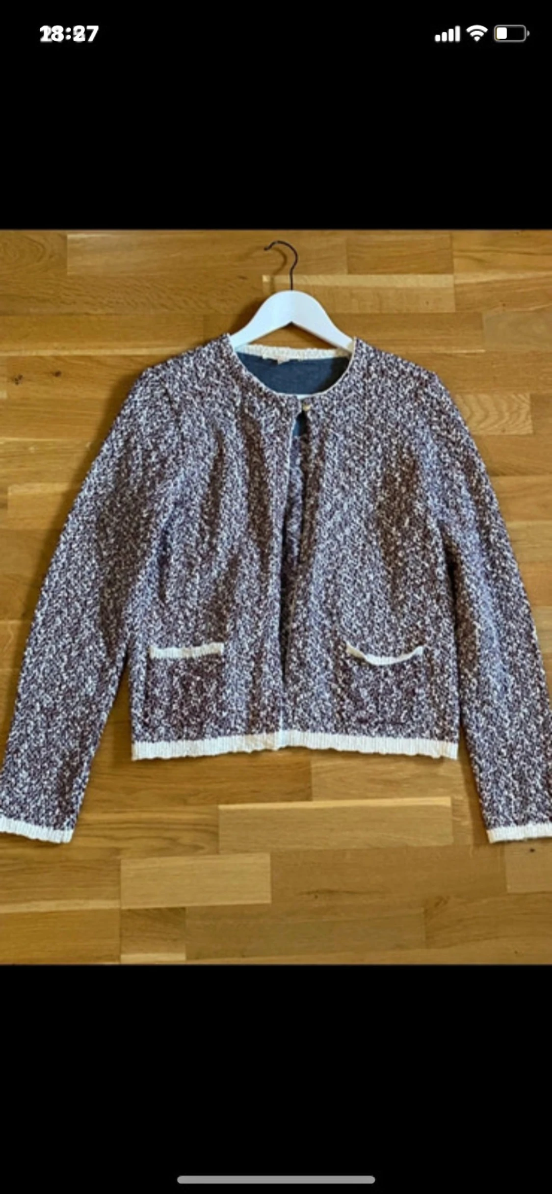 cardigan kofta kavaj med fickor